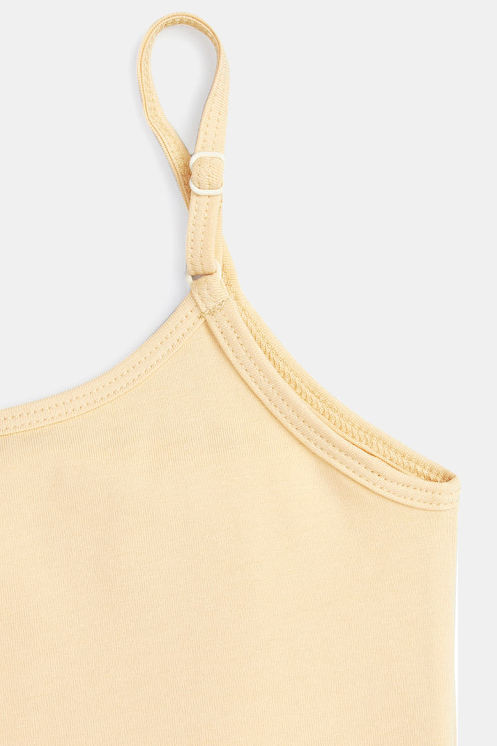 YouGotPlanB Girls Cotton Padded Camisole (Pack of 2) - Multicolor — image 9